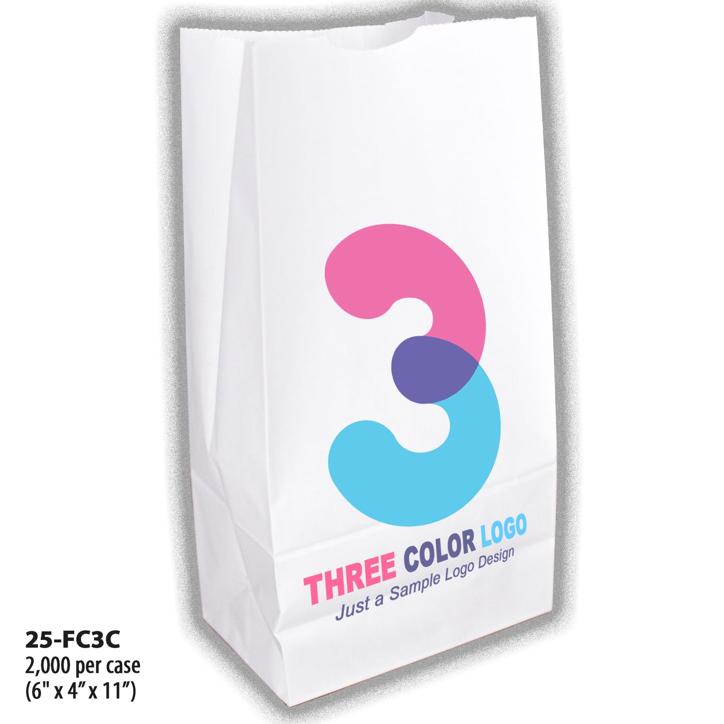 Full-Custom, 3-Color Bags