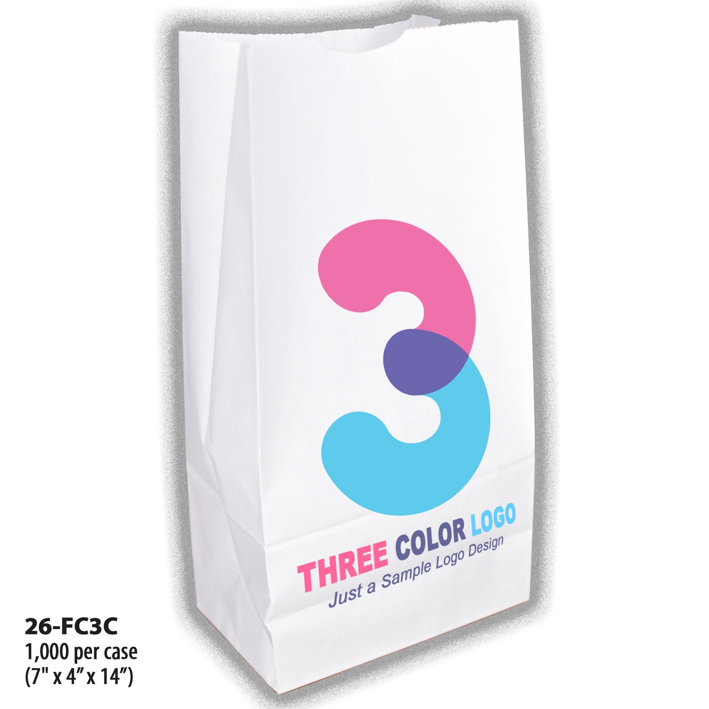 Full-Custom, 3-Color Bags