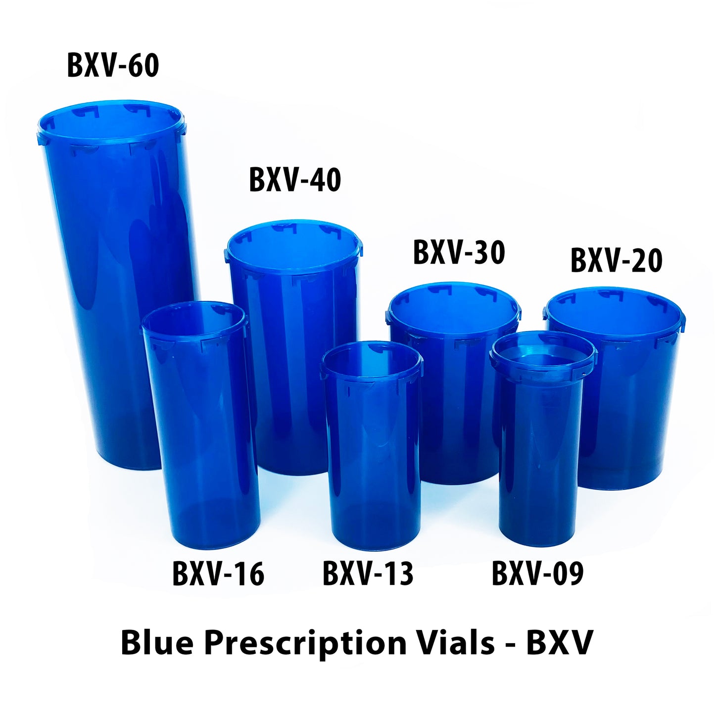 Blue Prescription Vials (BXV)